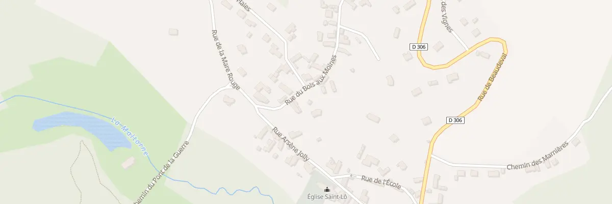 Plan du 4 Rue du Bois aux Moines à Bréchamps
