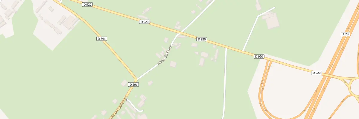 Plan du 6 All du Puits à Callengeville