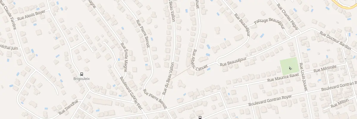 Plan du 16 Rue Du Beau Vallon à Brive-la-Gaillarde