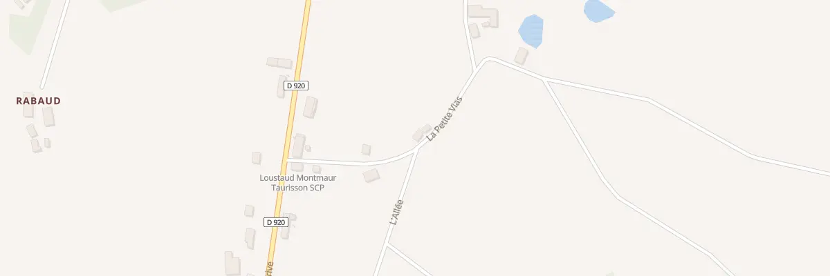 Plan du 3 Rue la Petite Vias à Masseret