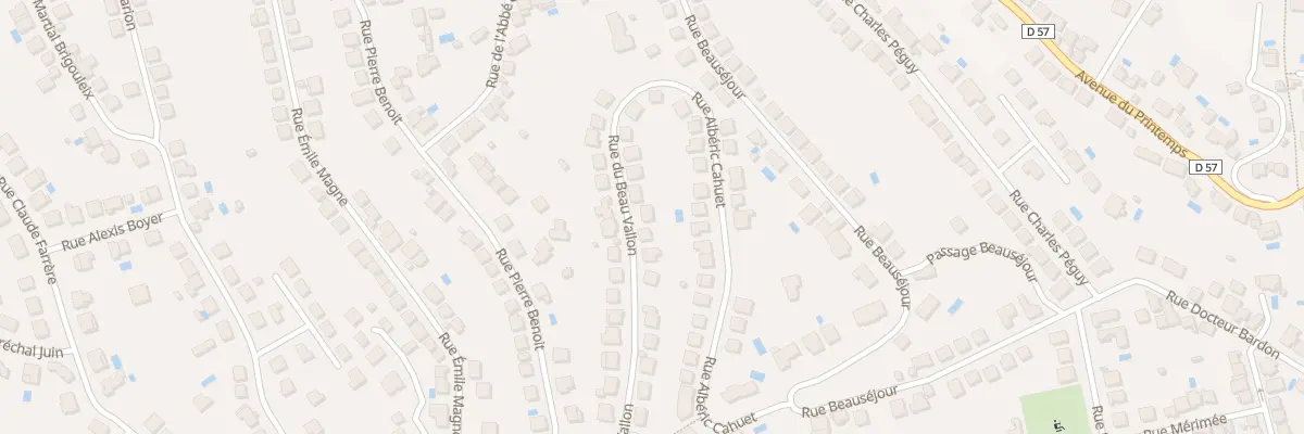 Plan du 32 Rue Du Beau Vallon à Brive-la-Gaillarde