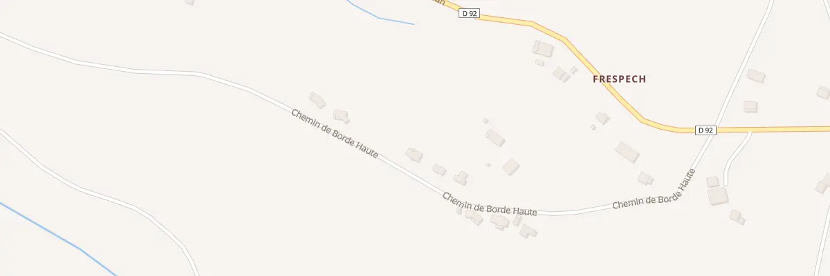 Plan du 452 Che de Borde Haute à Verlhac-Tescou