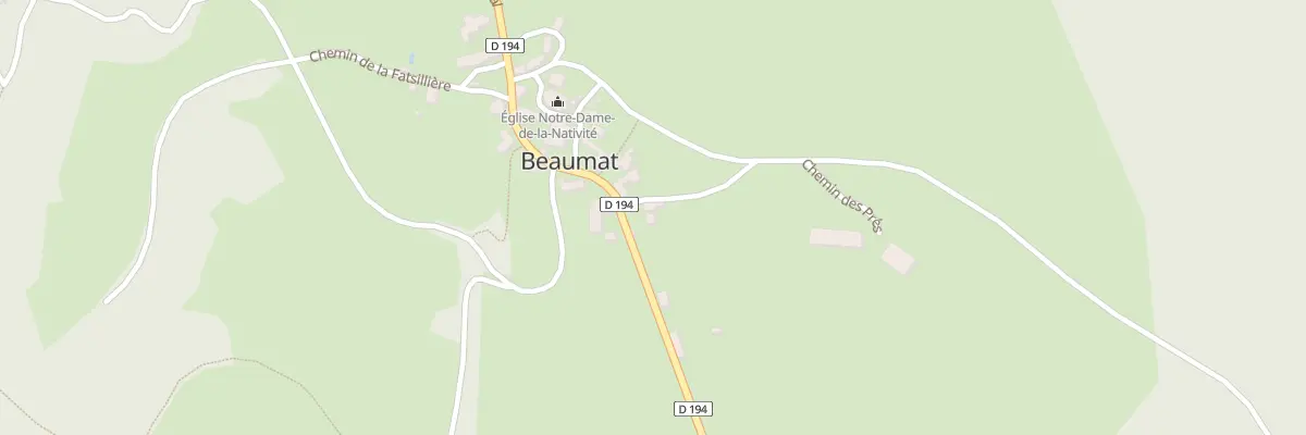 Plan du 5077 Beaumat à Cœur de Causse