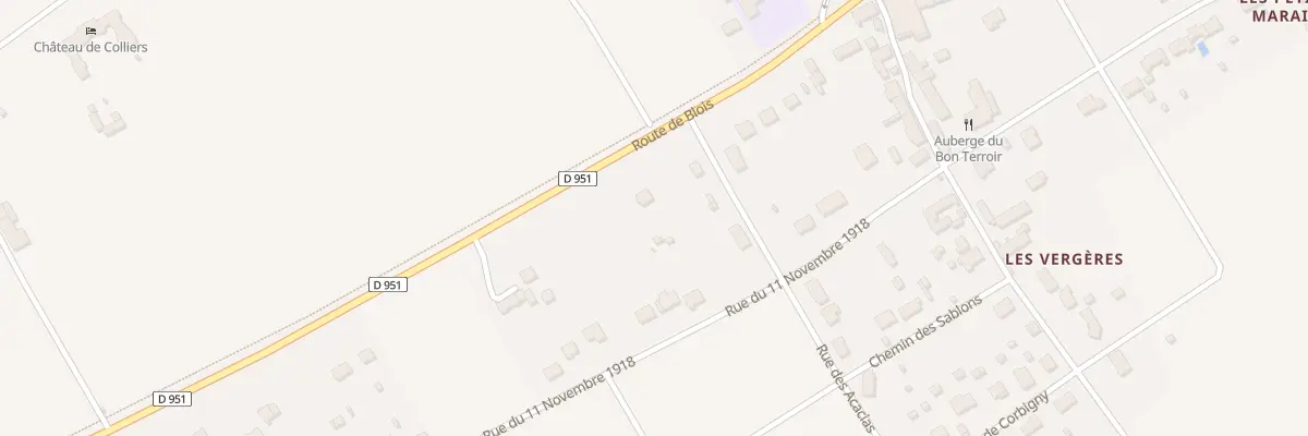 Plan du 17 Rte de Blois à Muides-sur-Loire