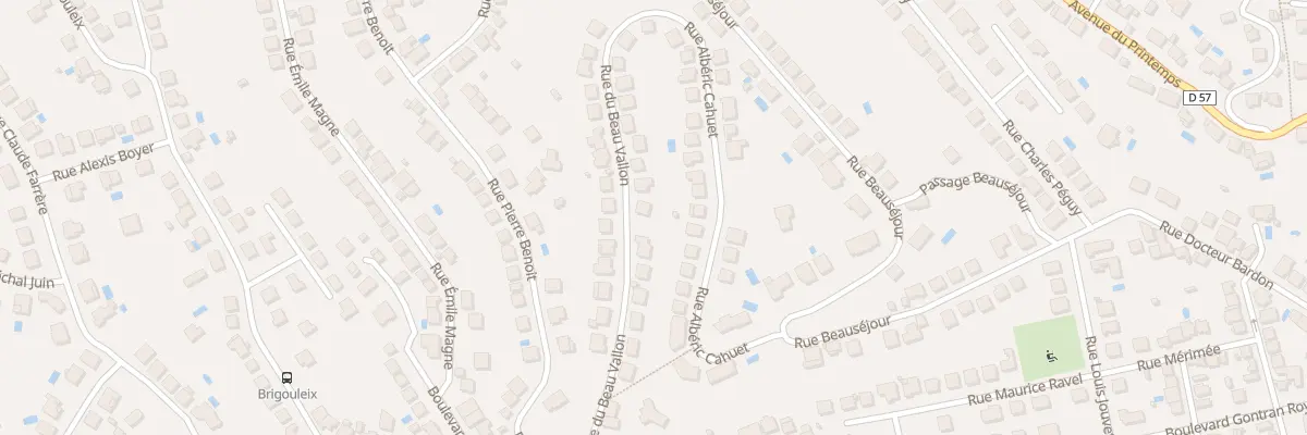 Plan du 26 Rue Du Beau Vallon à Brive-la-Gaillarde
