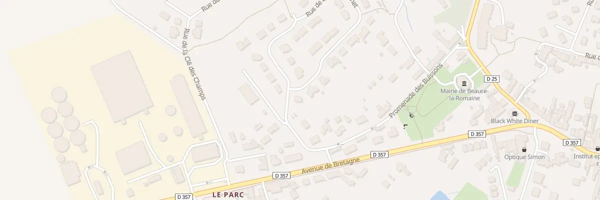 Plan du 2 Rue de la Croix Babinet à Pruniers-en-Sologne