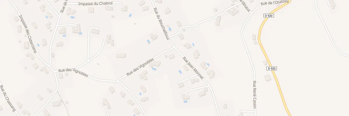 Plan du 350 Rue Des Vignobles à Donzenac