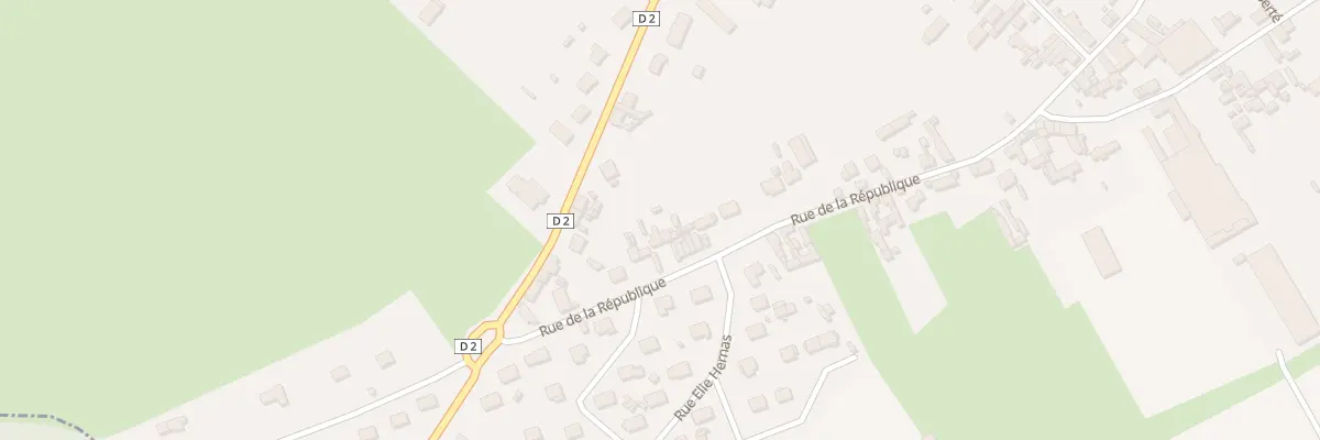 Plan du 38 Rue de la Republique à Dargnies