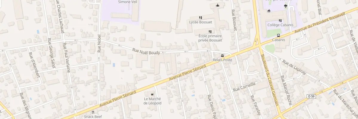 Plan du 31 Rue Noel Boudy à Brive-la-Gaillarde
