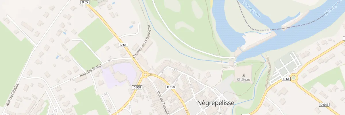 Plan du 26 Rue des Potiers à Nègrepelisse