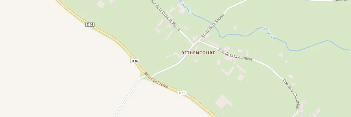 Plan du 87 Bethencourt à Dancourt