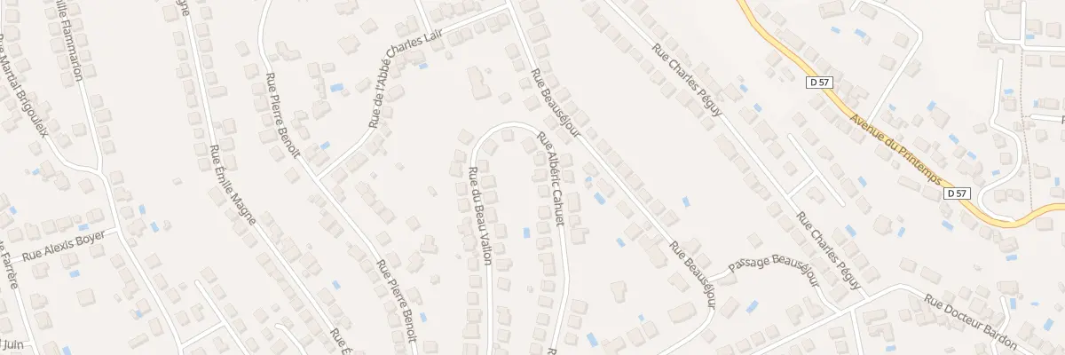 Plan du 35 Rue Alberic Cahuet à Brive-la-Gaillarde