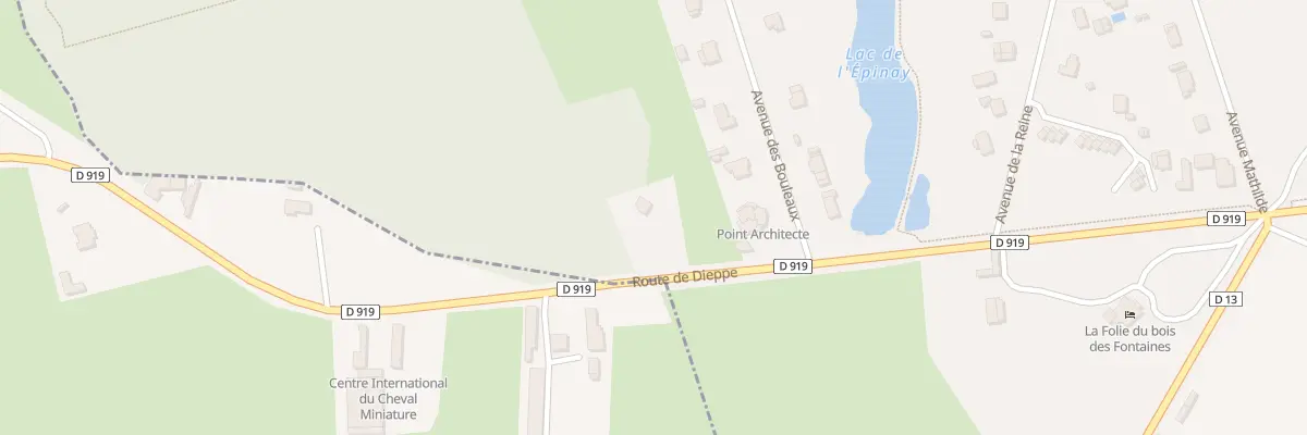 Plan du 4 Rte de Dieppe à Forges-les-Eaux