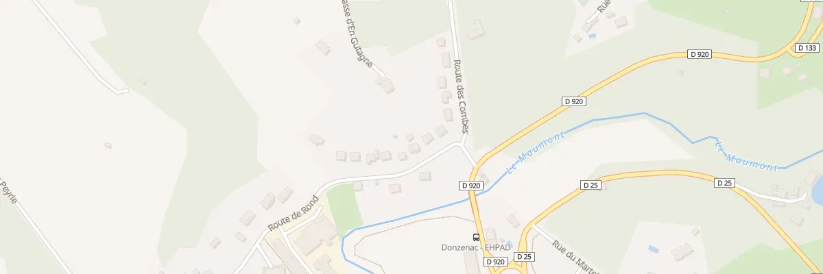 Plan du 6074 Les Combes à Donzenac