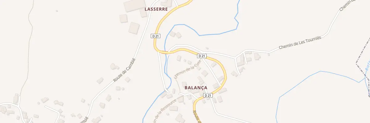 Plan du 368 Prade de Balansa à Serres-sur-Arget