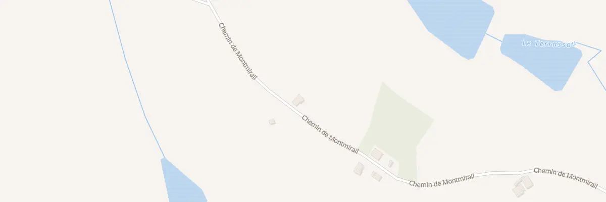 Plan du 721 Che de Montmirail à Montalzat