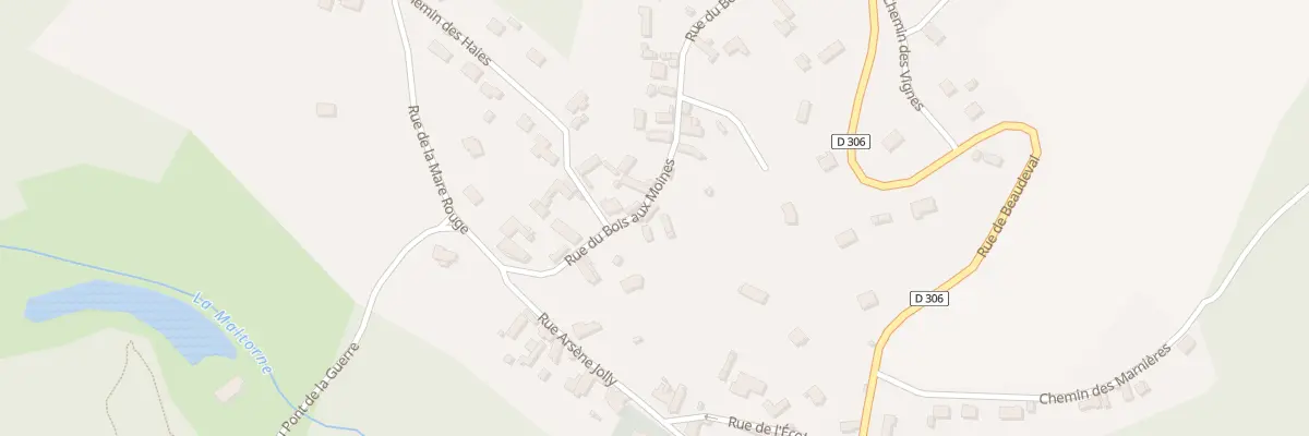 Plan du 6 Rue du Bois aux Moines à Bréchamps