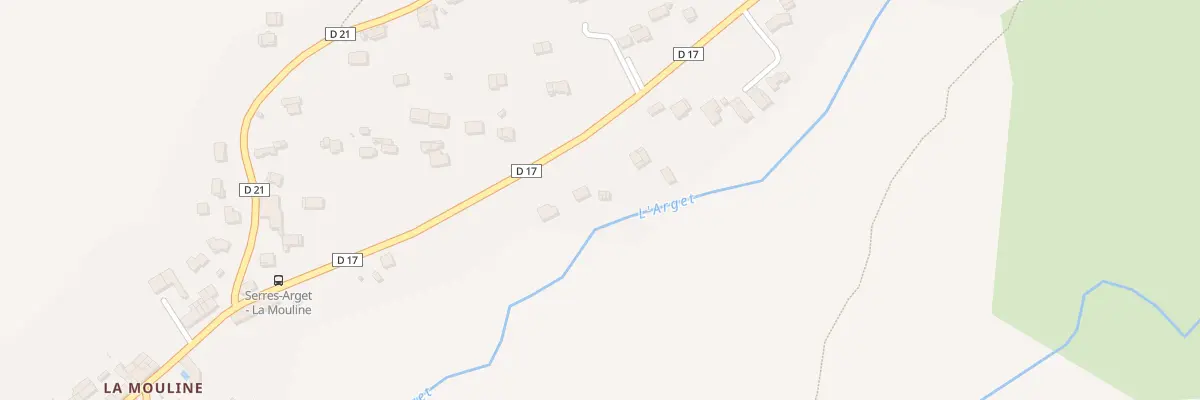 Plan du 286A Pradet à Serres-sur-Arget