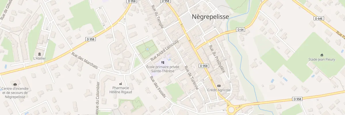Plan du 6 Rue de Turenne à Nègrepelisse