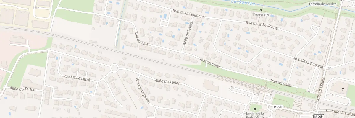 Plan du 11 Rue du Salat à Montrabé