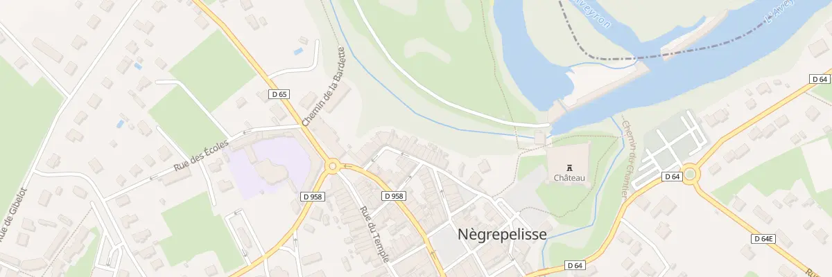 Plan du 18 Rue des Potiers à Nègrepelisse