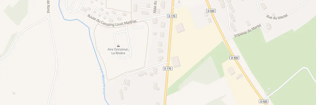 Plan du 400 Rue De La Riviere à Donzenac