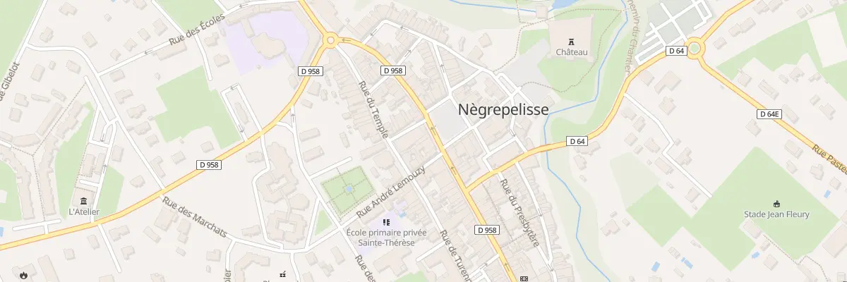 Plan du 22 Pl Nationale à Nègrepelisse