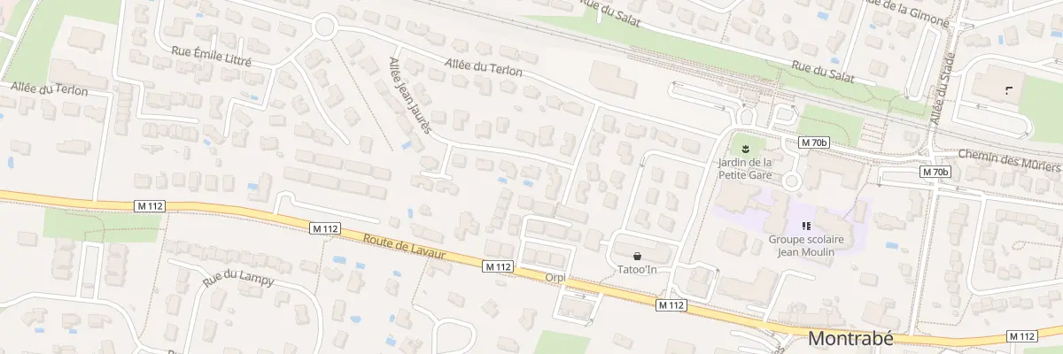 Plan du 13 All Jean Jaurès à Montrabé