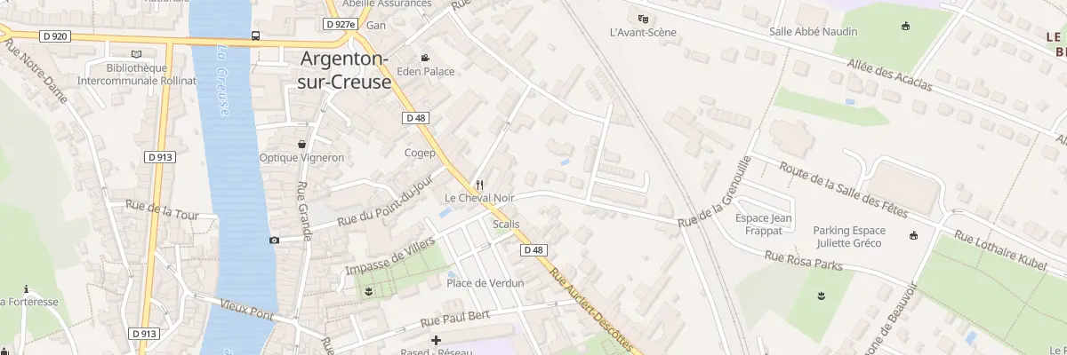 Plan du 1 Rue de la Grenouille à Argenton-sur-Creuse