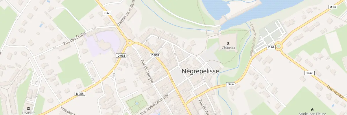 Plan du 3 Rue Andre Castel à Nègrepelisse
