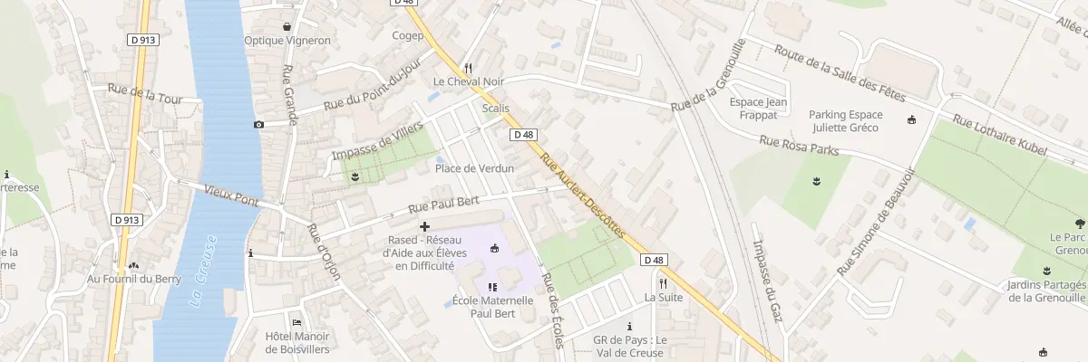 Plan du 40 Rue Auclert Descottes à Argenton-sur-Creuse