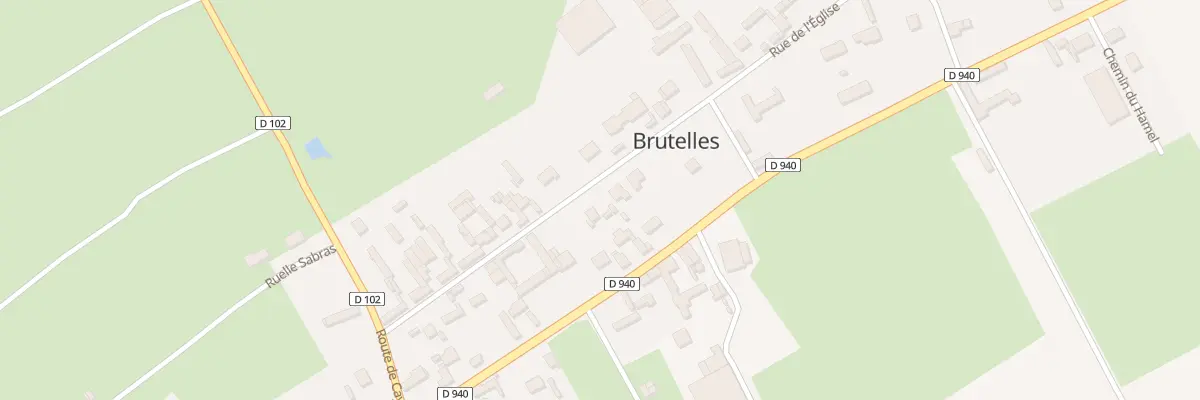 Plan du 42 Rue de l’Église à Brutelles