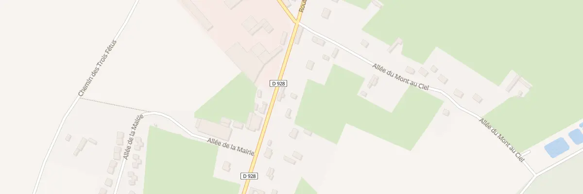 Plan du 34 Rte des Polonais à Callengeville