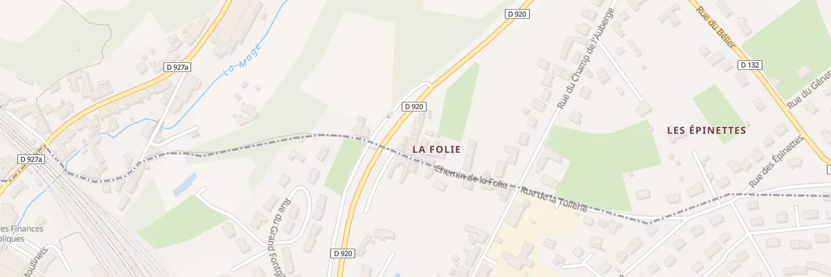 Plan du 14 La Folie Haute à Saint-Marcel