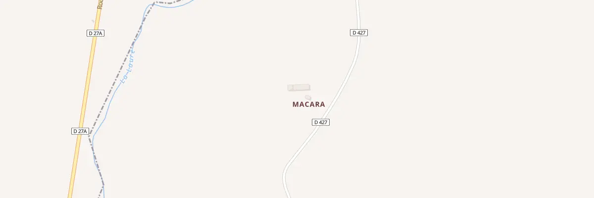 Plan du 1 Macara à Unzent