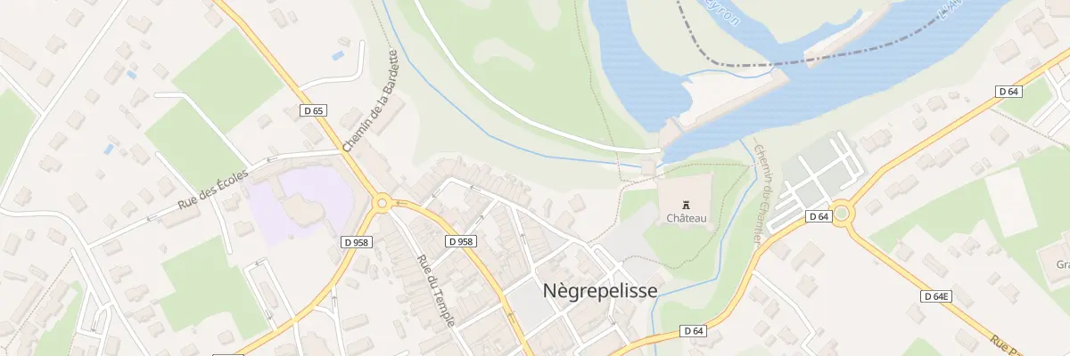 Plan du 2 Rue des Potiers à Nègrepelisse