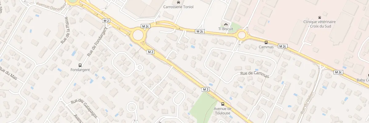 Plan du 15 Av de Toulouse à Saint-Orens-de-Gameville