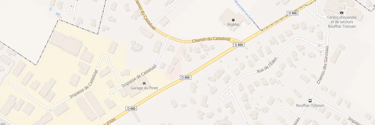 Plan du 58 Rte d’Albi à Rouffiac-Tolosan