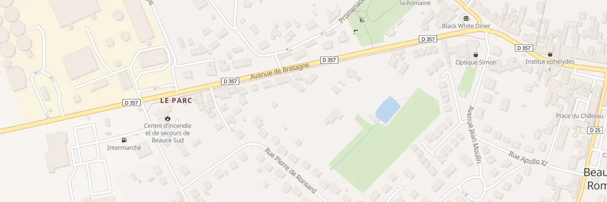 Plan du 13 Av de Bretagne à Beauce la Romaine