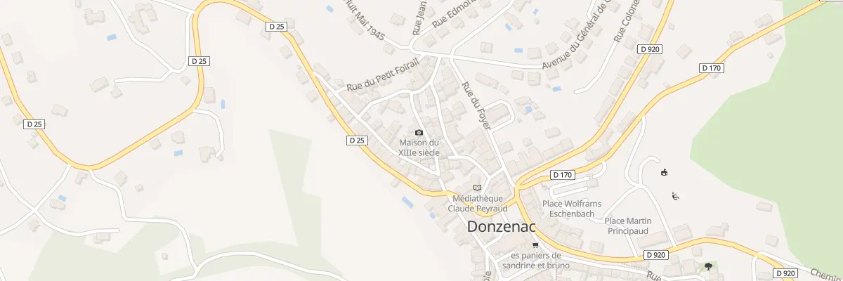 Plan du 17 Rue Du Puy Broch à Donzenac