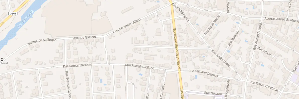 Plan du 21 Rue Marie L Et Jul. Viallatoux à Brive-la-Gaillarde