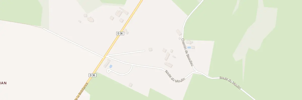 Plan du 708 Rte de la Bobilance au Châtenet-en-Dognon