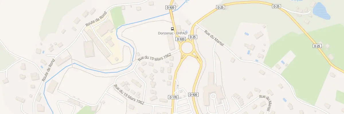 Plan du 10 Rue De La Riviere à Donzenac