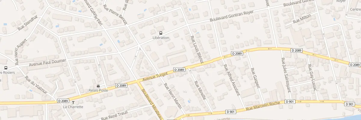 Plan du 88 Av Turgot à Brive-la-Gaillarde