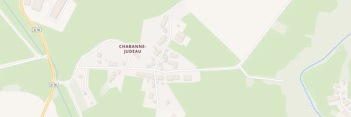 Plan du 15 Chabanne Judeau à Fursac