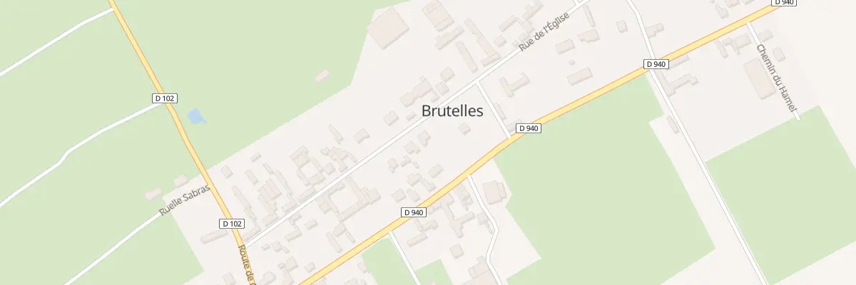 Plan du 38 Rue de l’Église à Brutelles