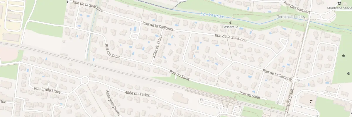 Plan du 25 Rue de la Gimone à Montrabé