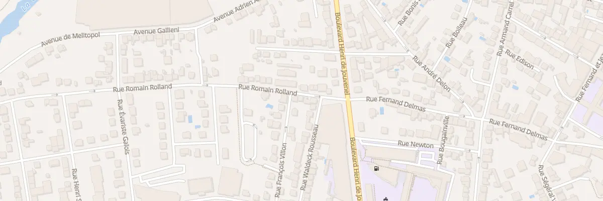 Plan du 5 Rue Romain Rolland à Brive-la-Gaillarde