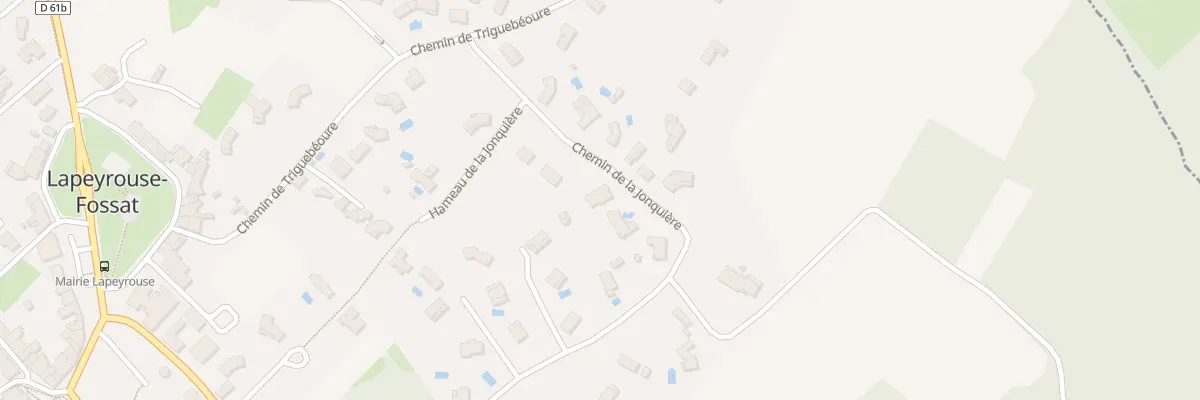 Plan du 8 Che de Jonquiere à Lapeyrouse-Fossat