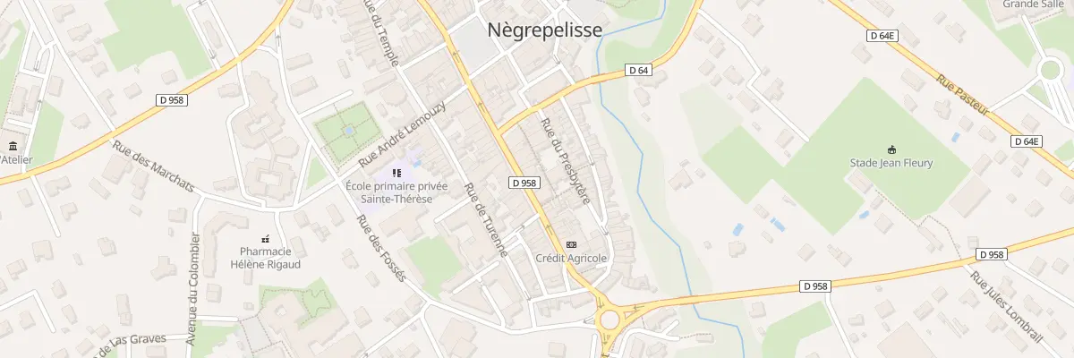 Plan du 21 Rue Marcelin Viguié à Nègrepelisse